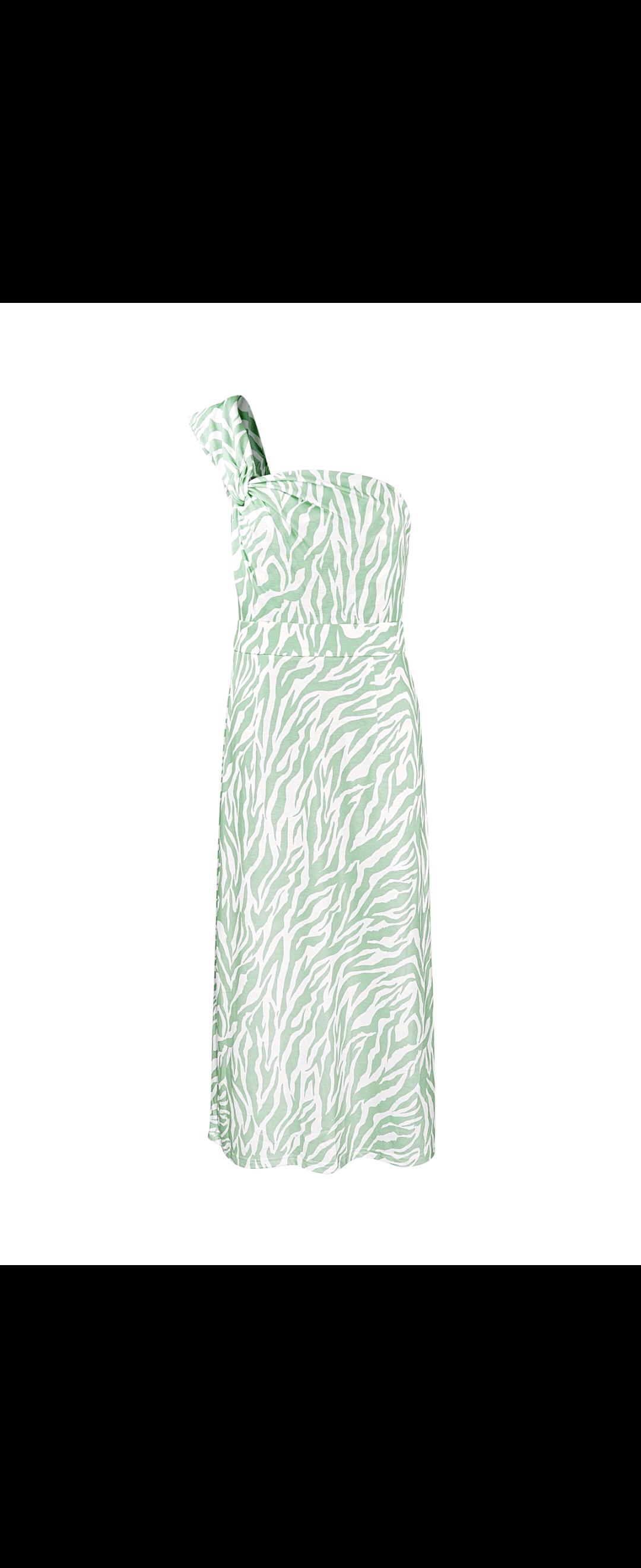 One Shoulder Midi Dress