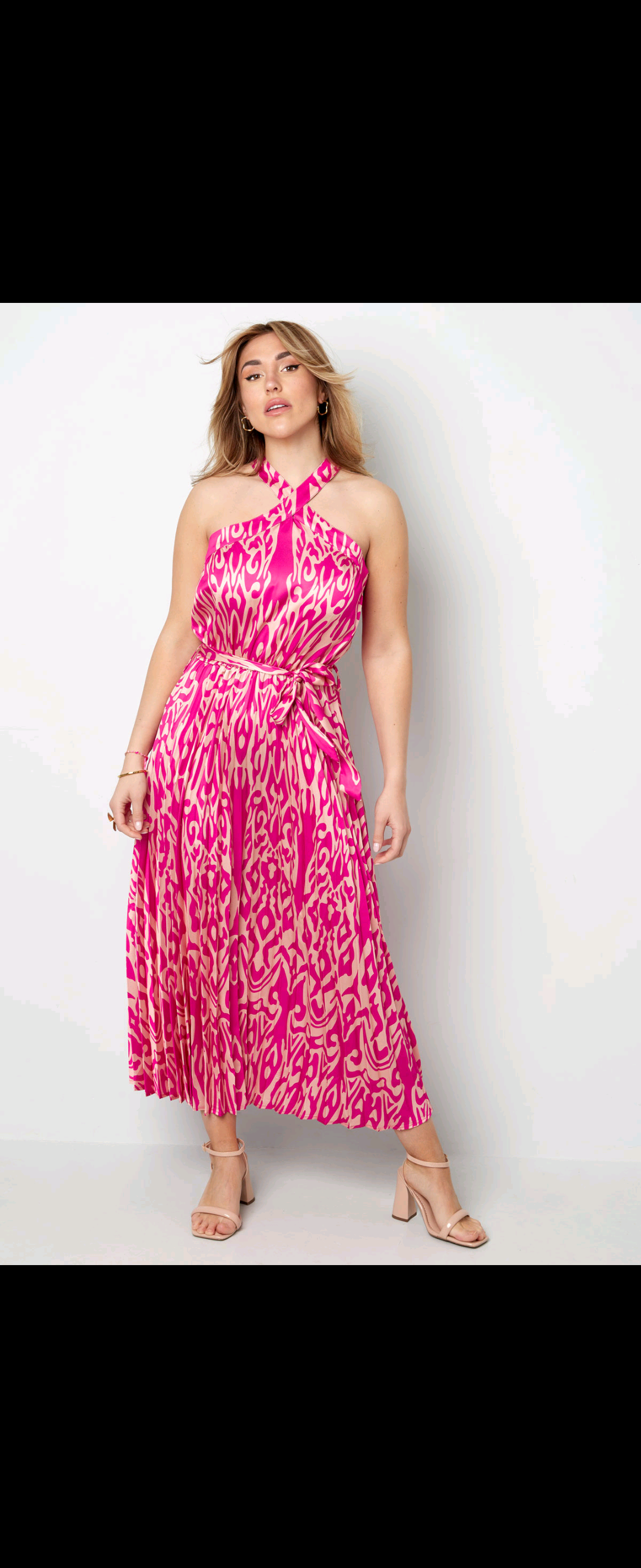 Fuschia Tropical Dress