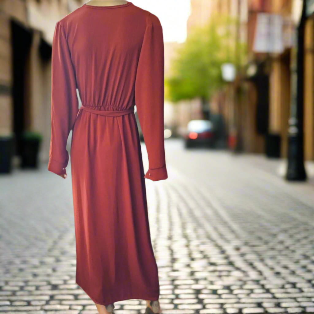 Rust Maxi Dress