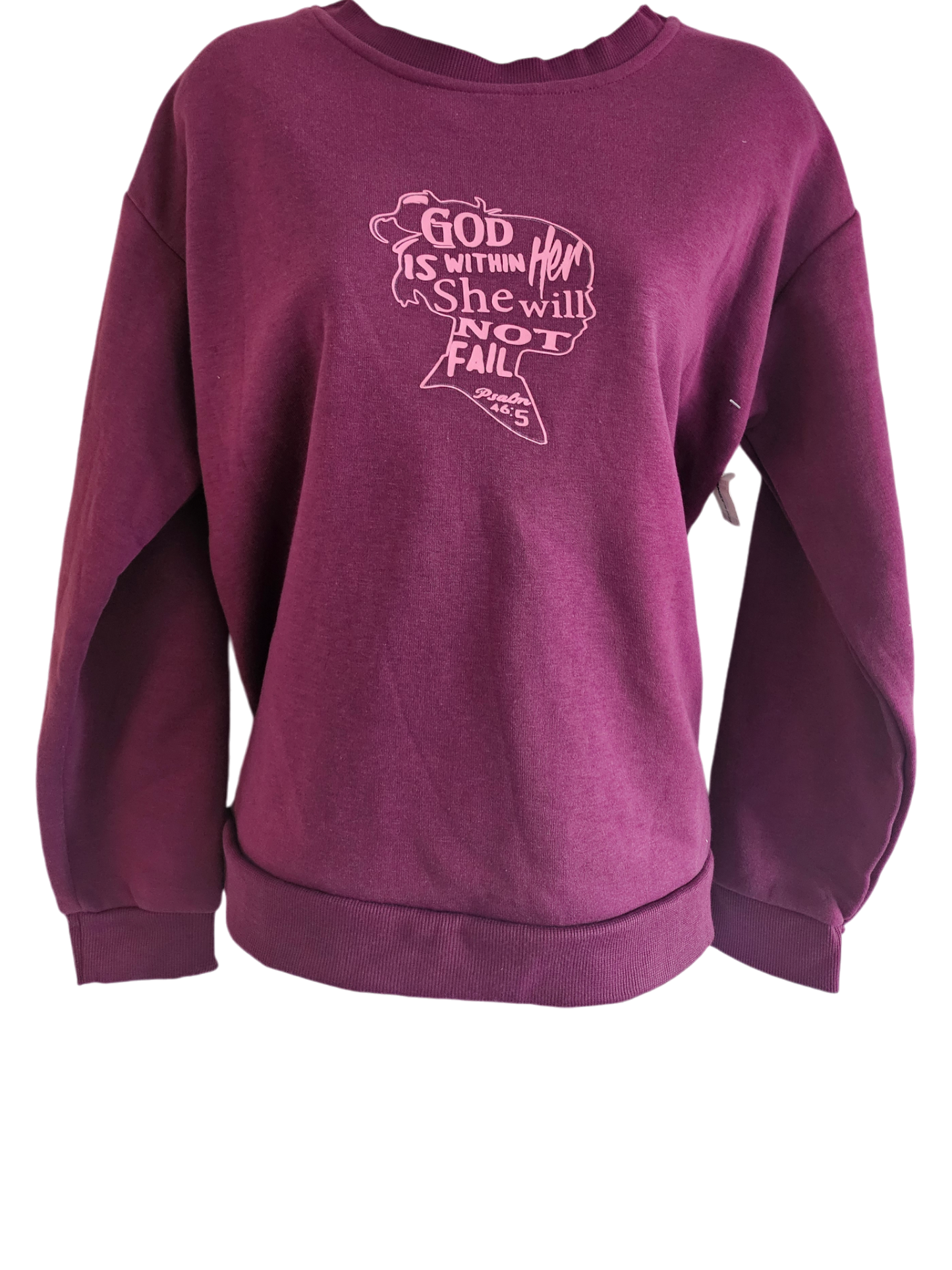Purple Graphic Sweatshirt