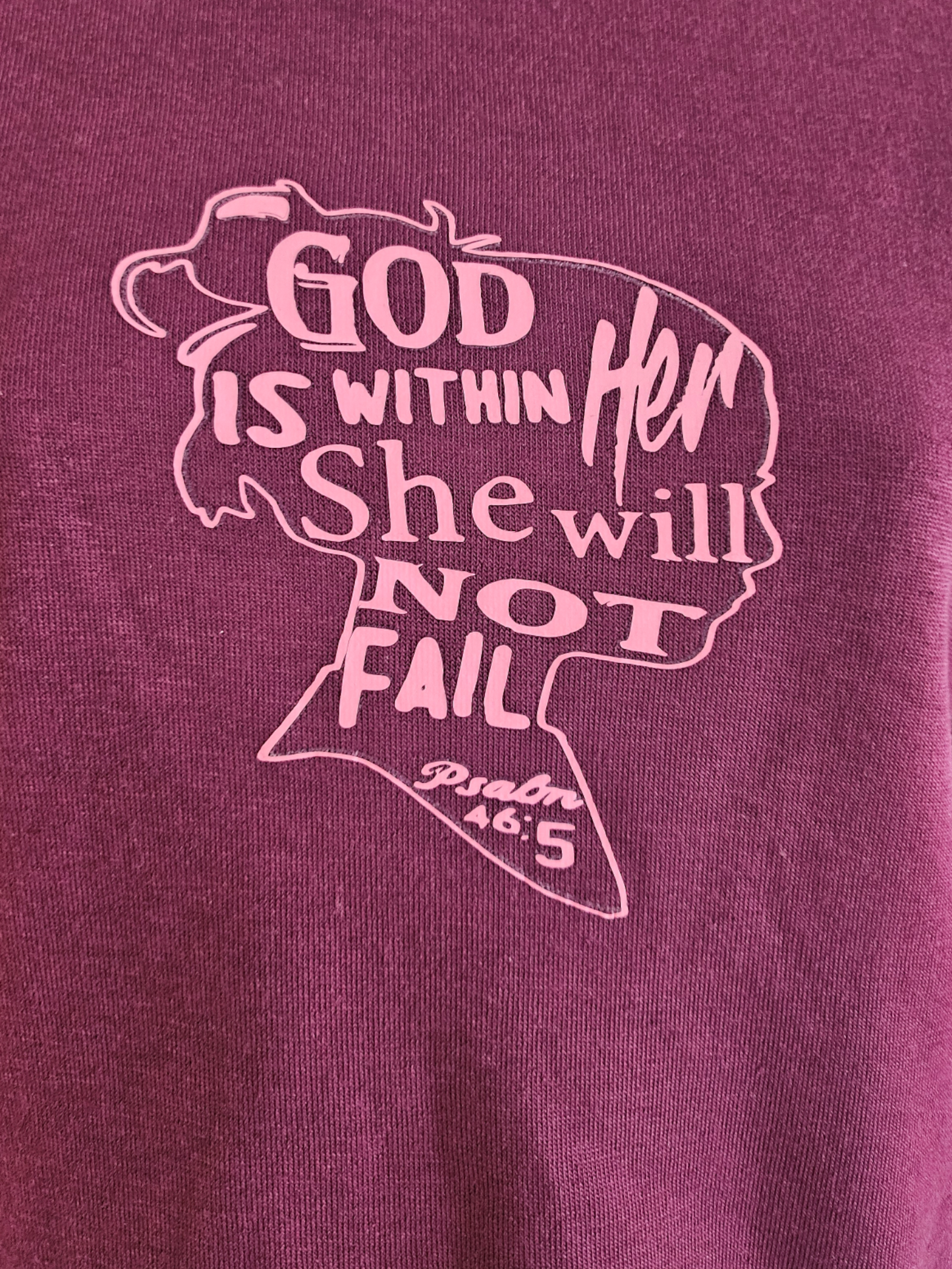 Purple Graphic Sweatshirt