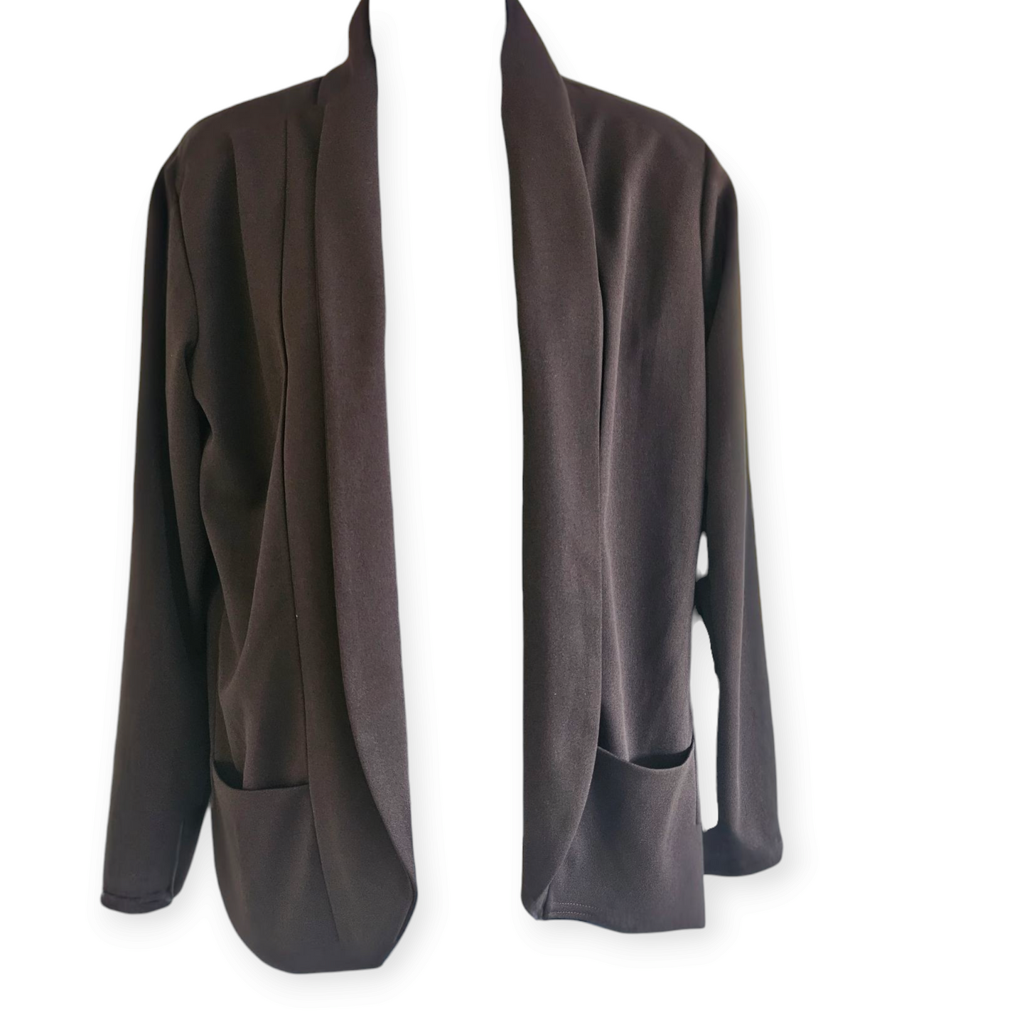 Open Front Stretch Cardigan
