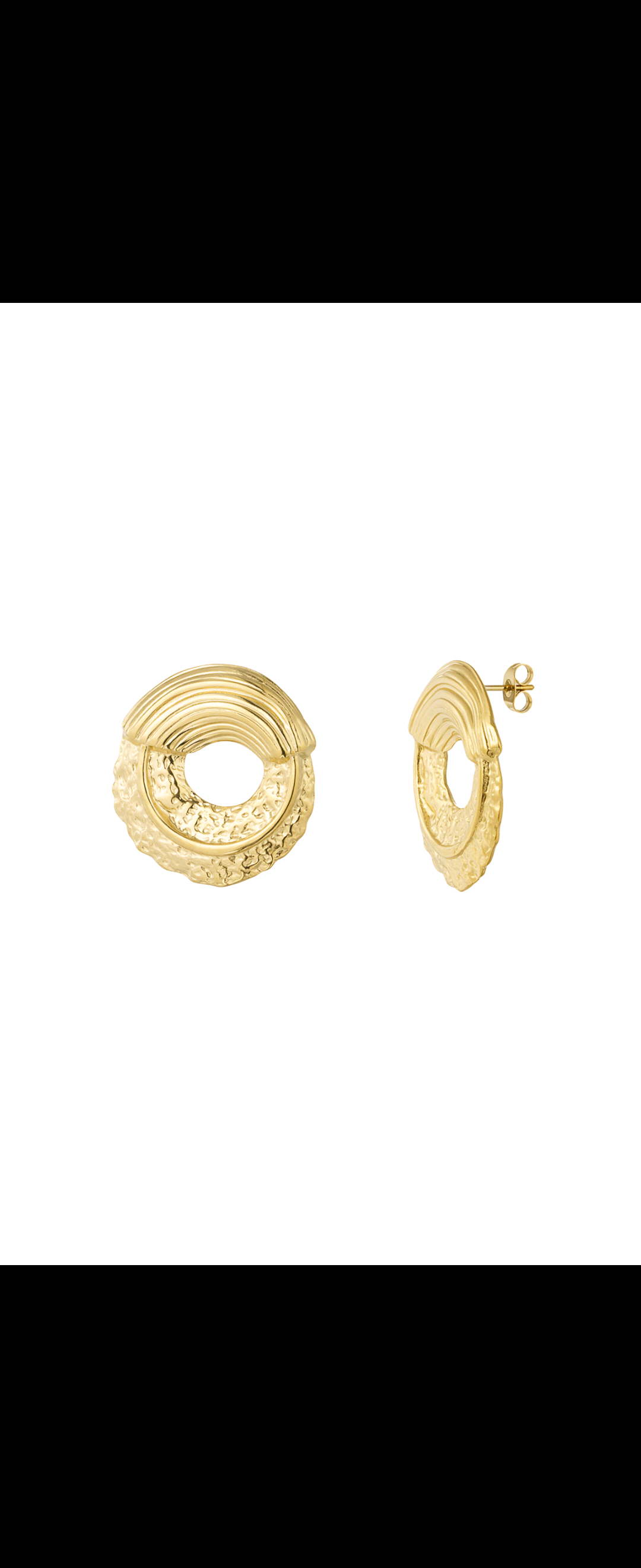 Gold Bagel Knob