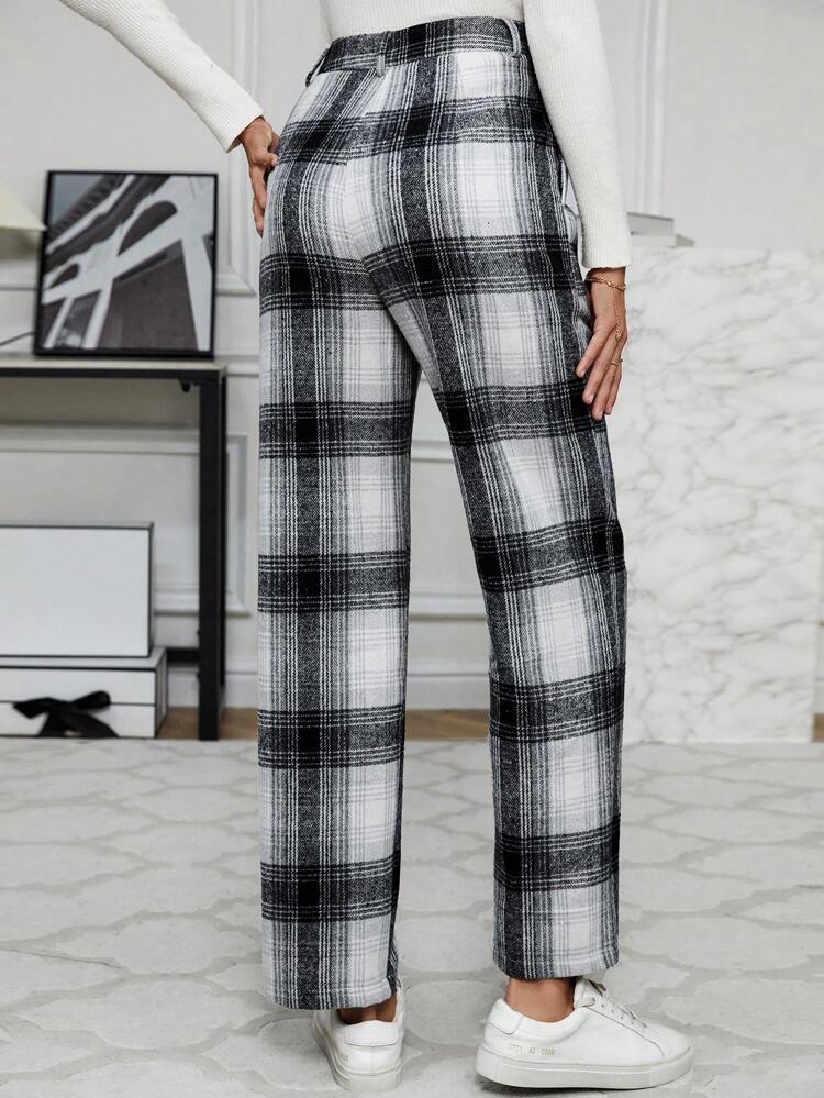 Plaid Suit Pants