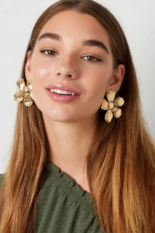 Statement Flower Earrings