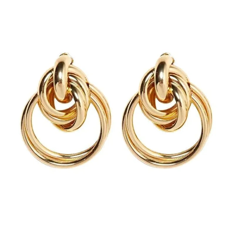 Knotted Statement Piece Earrings