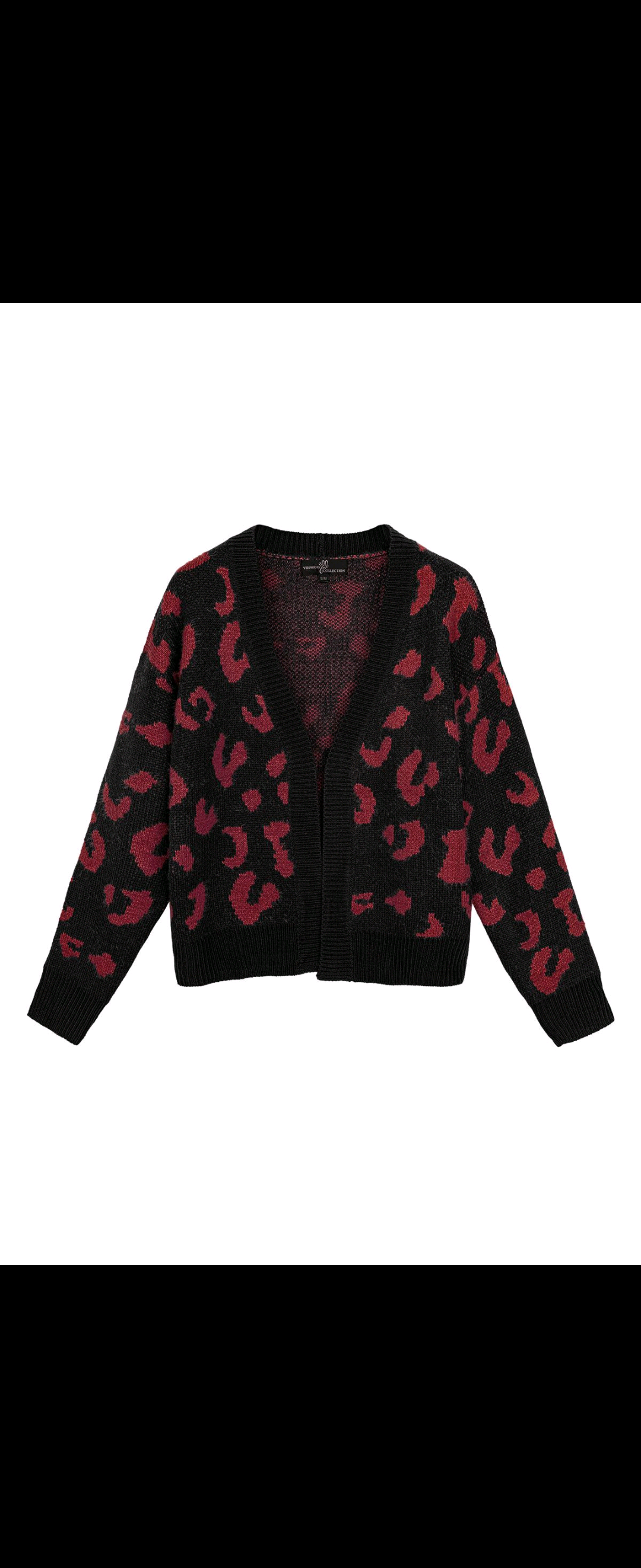 Leoprad Print Cardigan