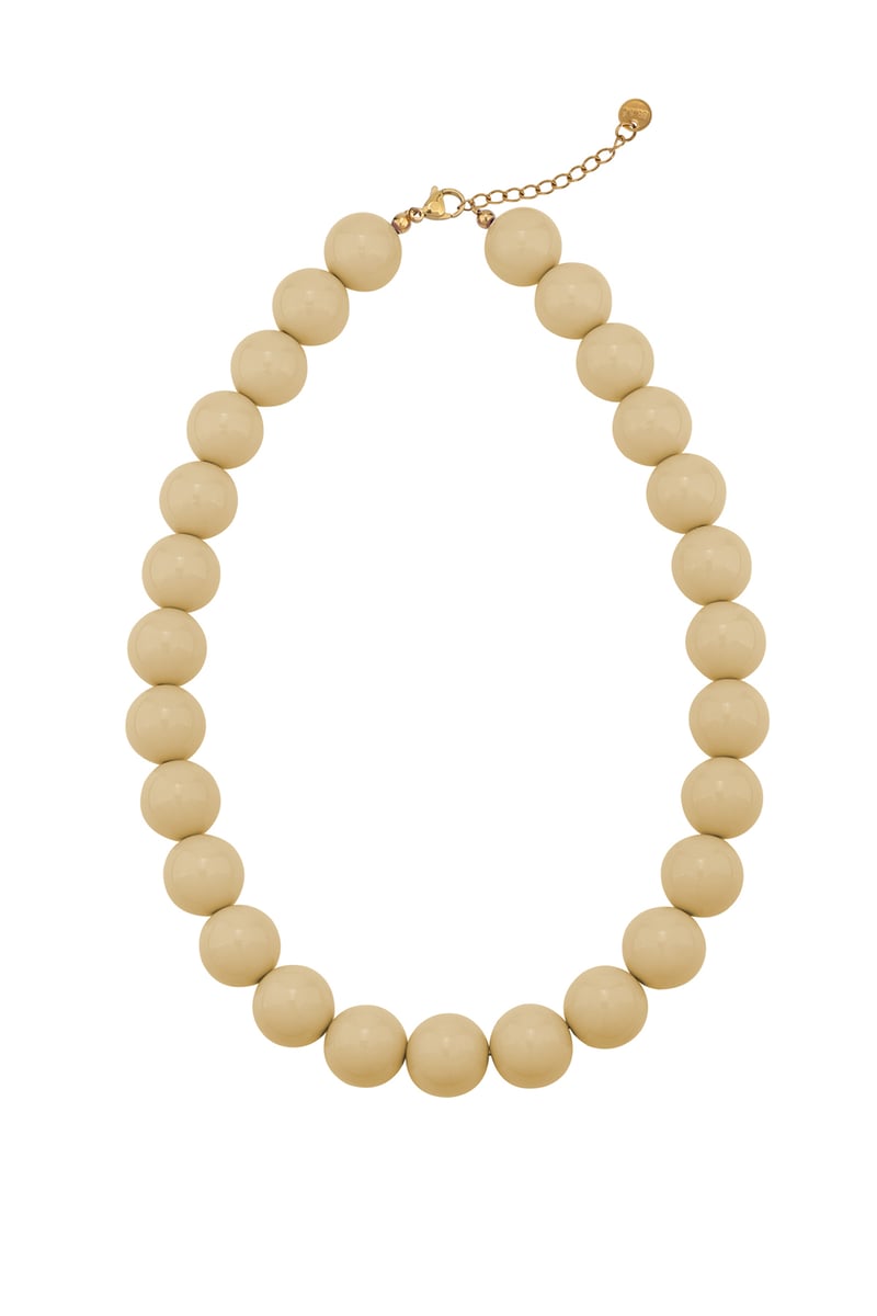 Large colored necklace - 15mm