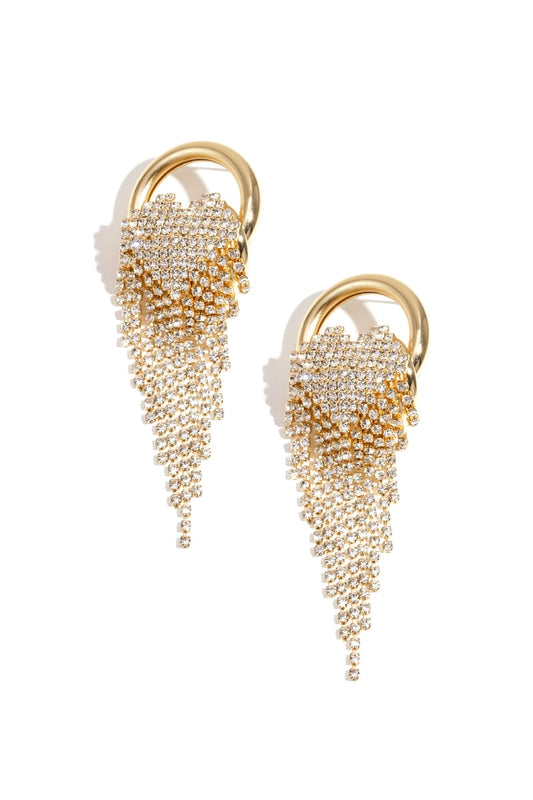 Iron Dangle Earrings irregular shape Elegant Christmas Luxurious Series Women's jewelry