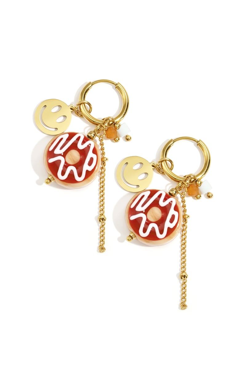 Stainless Steel Drop Earrings food Casual Daily Simple Series Women's jewelry