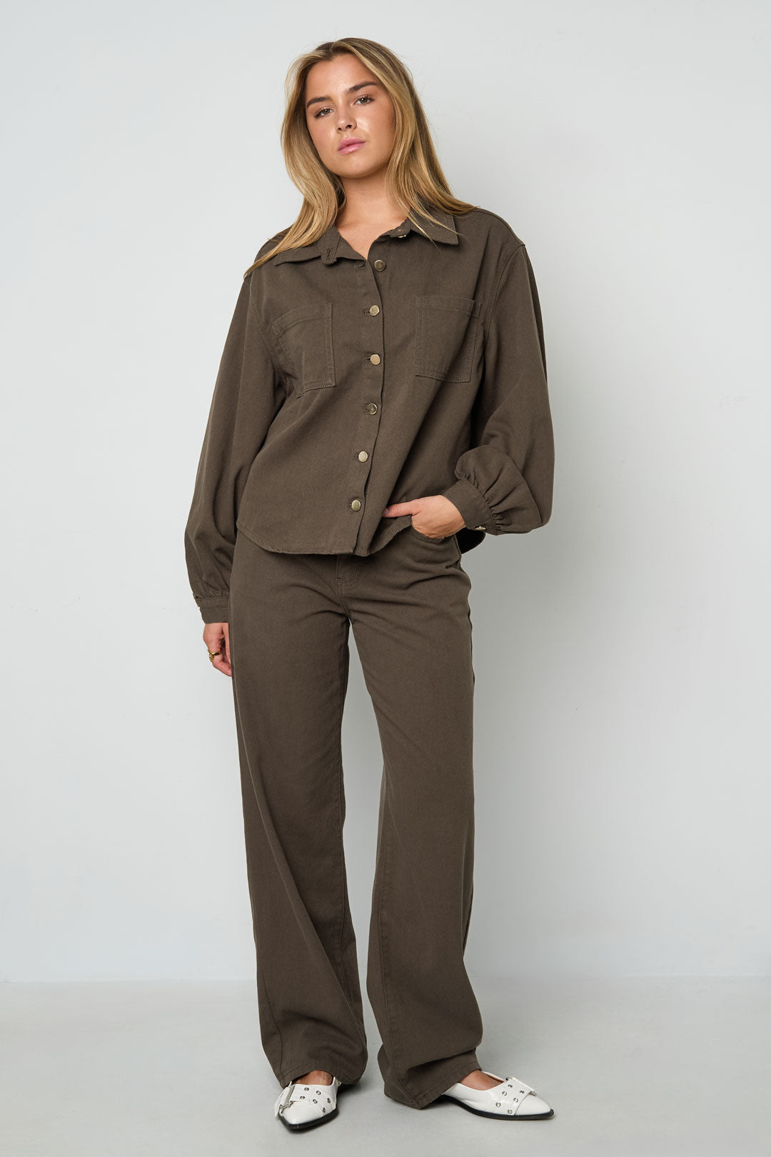 Woven Cotton Women's Denim Jacket Casual Color Clash