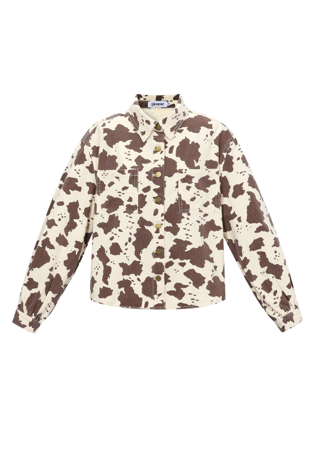 Woven Cotton Women's Denim Jacket Casual Color Clash