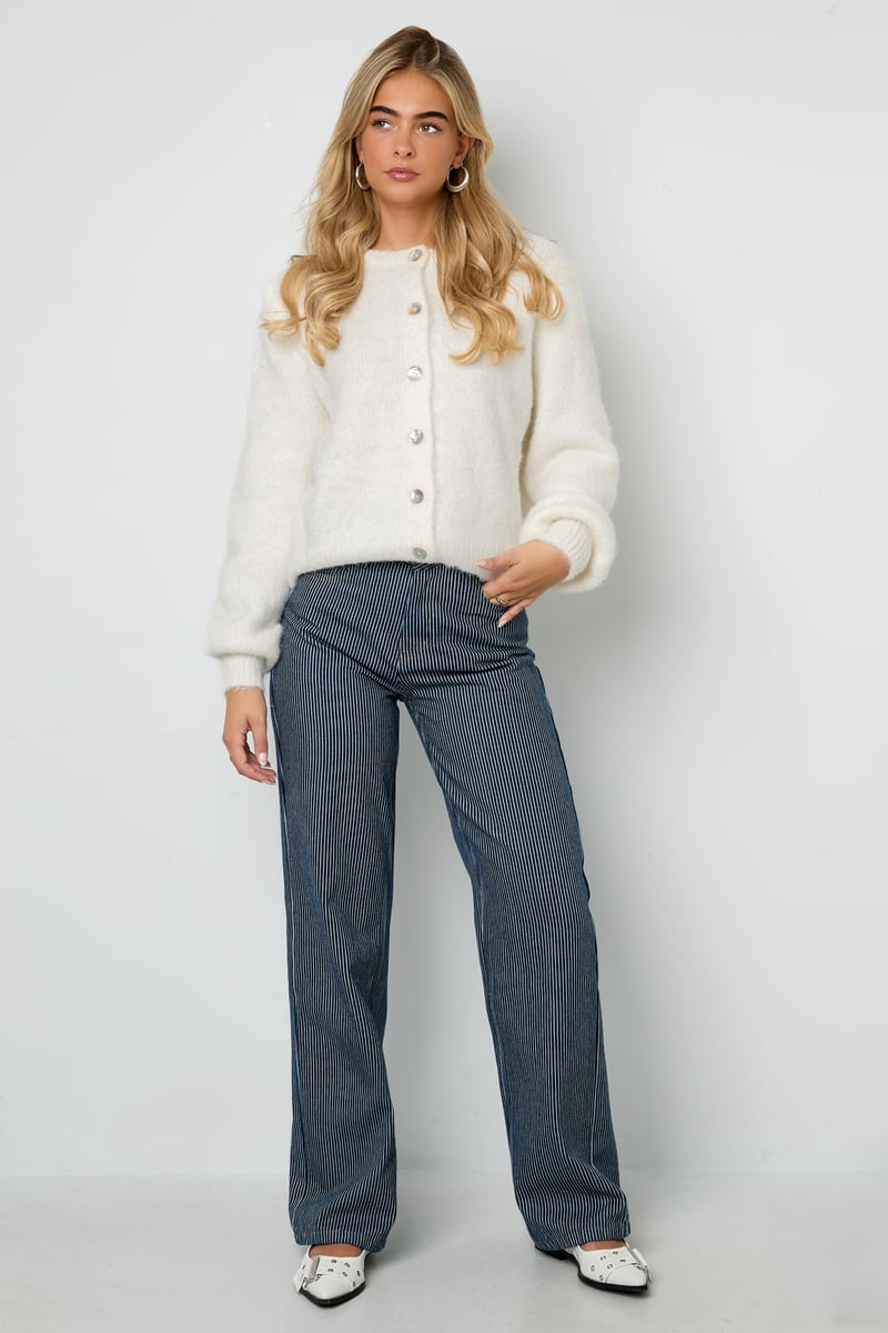 Cotton Denim pants Stripes Casual All Fit  Clothes