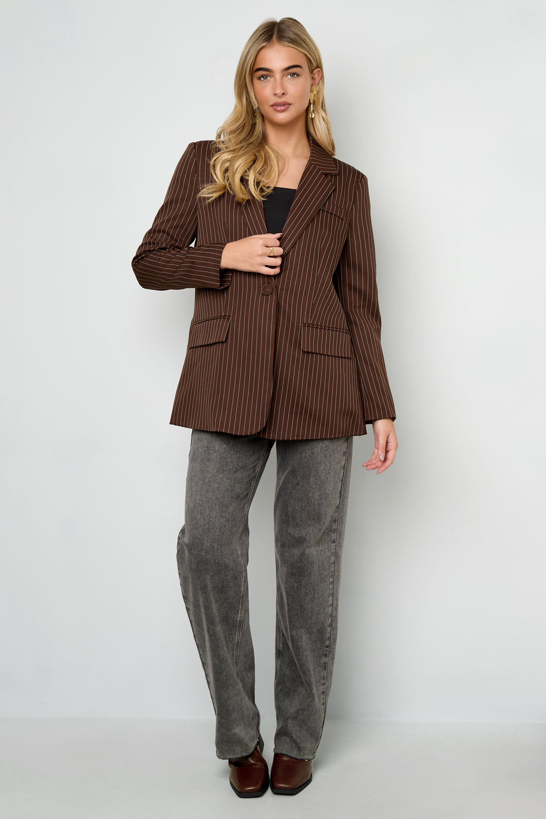 The Pinstripe Blazer