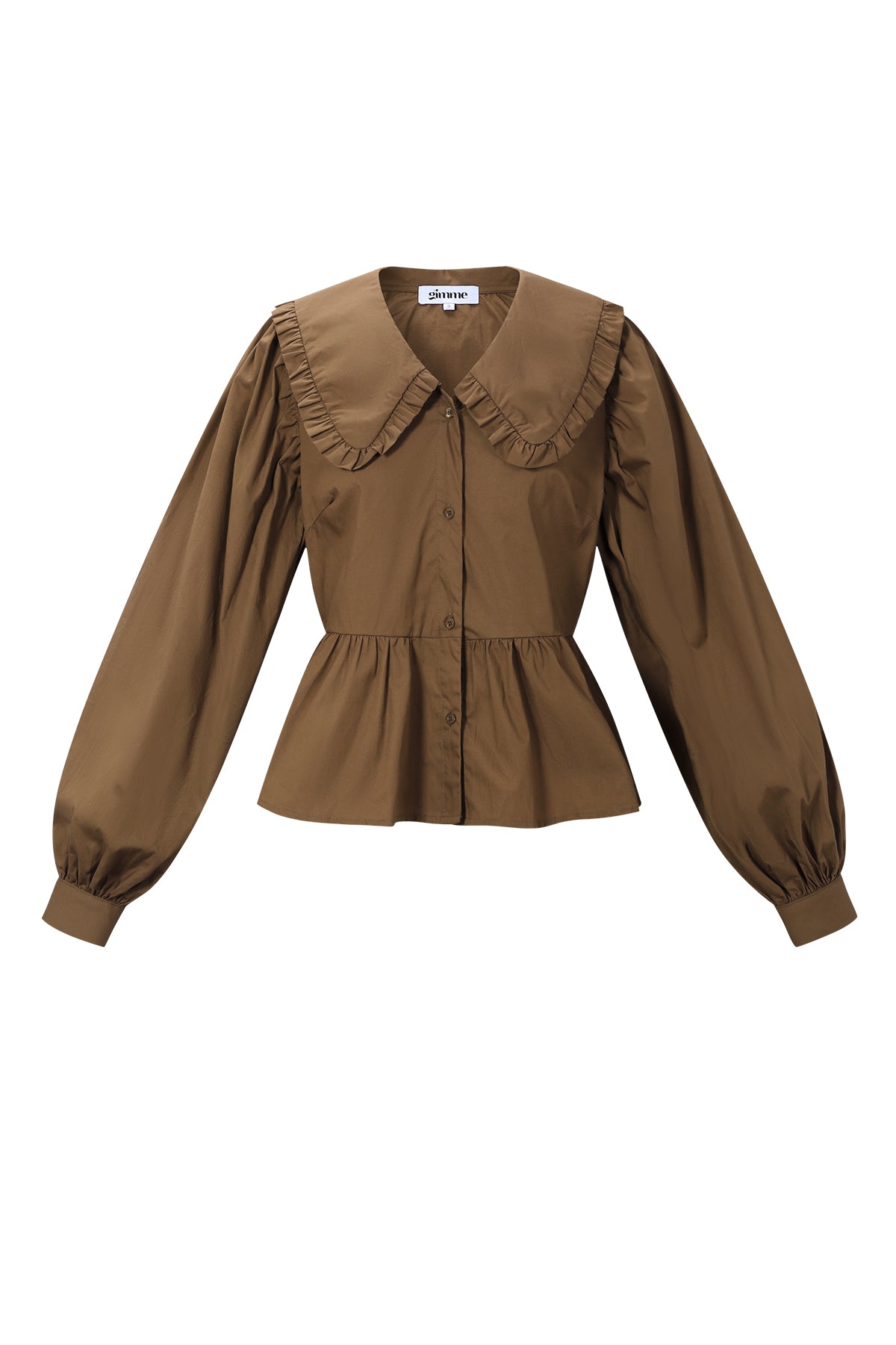 Cotton Blouses & Shirts Solid color Casual Spring/Summer  Clothes