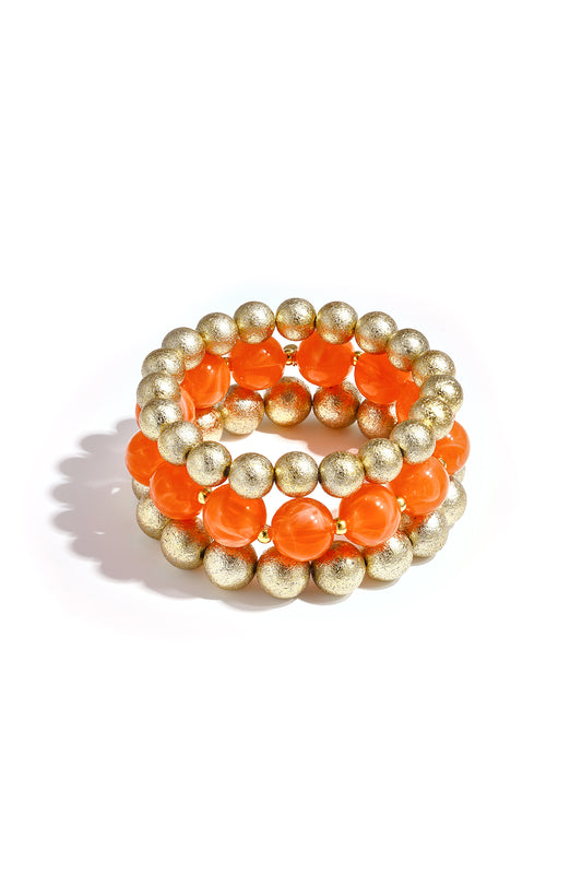 Bracelets set of 3 with beads