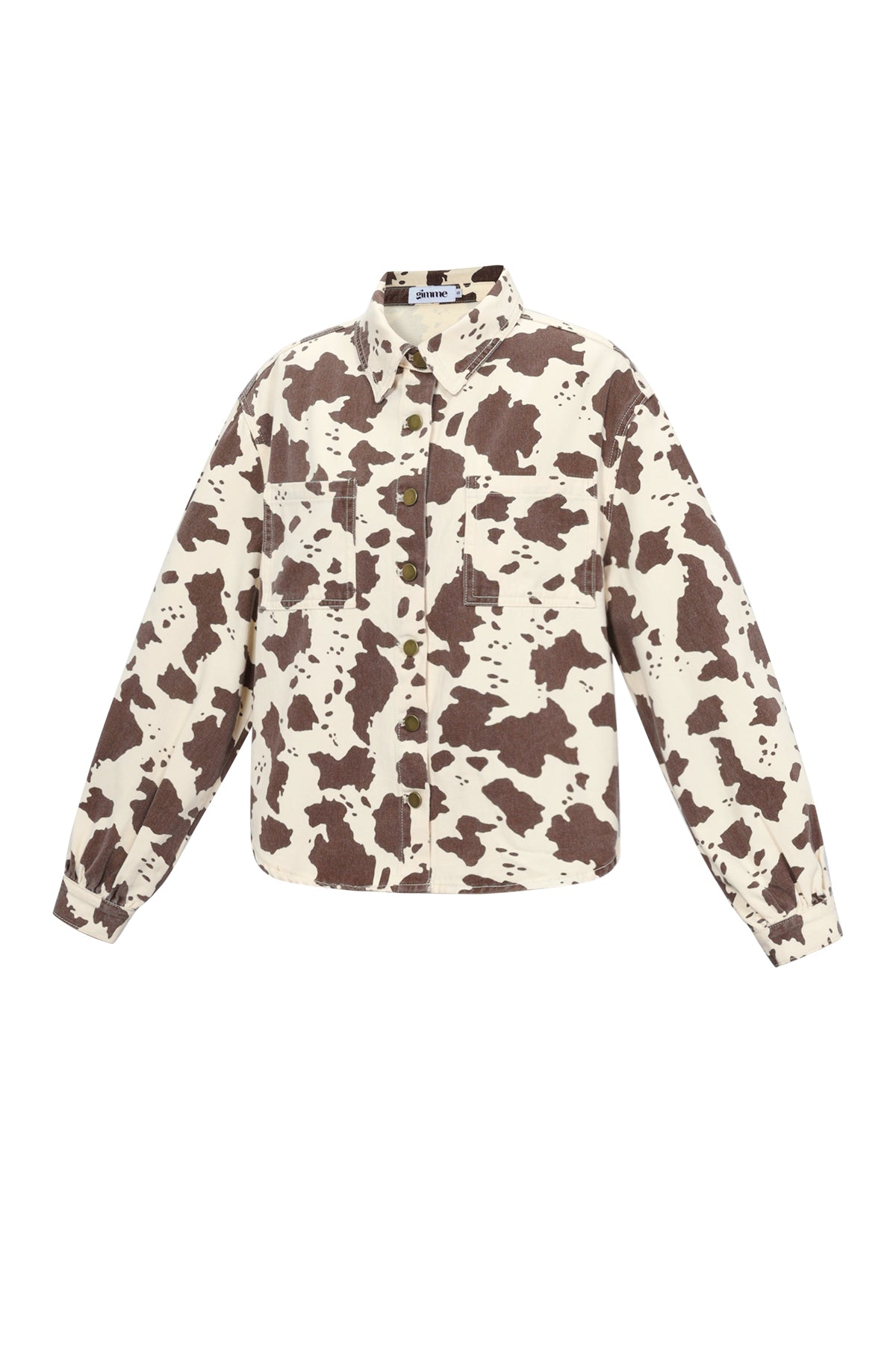 Woven Cotton Women's Denim Jacket Casual Color Clash