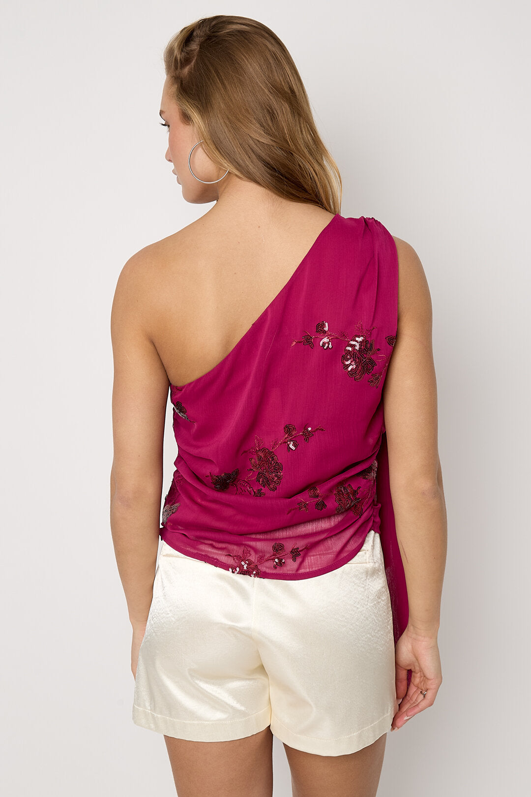 Summer Scarf Top Embroidery