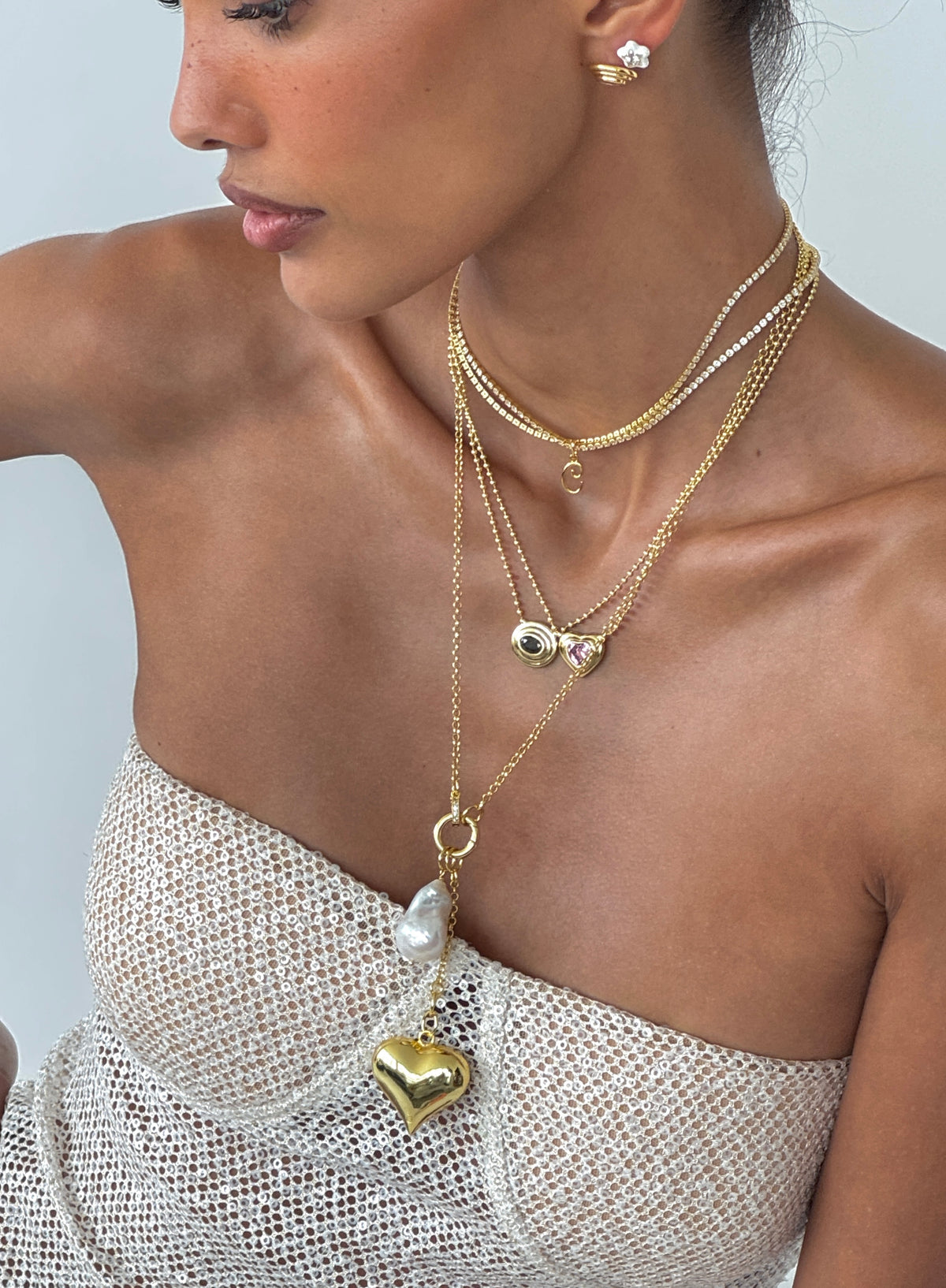 Heart Rock Necklace