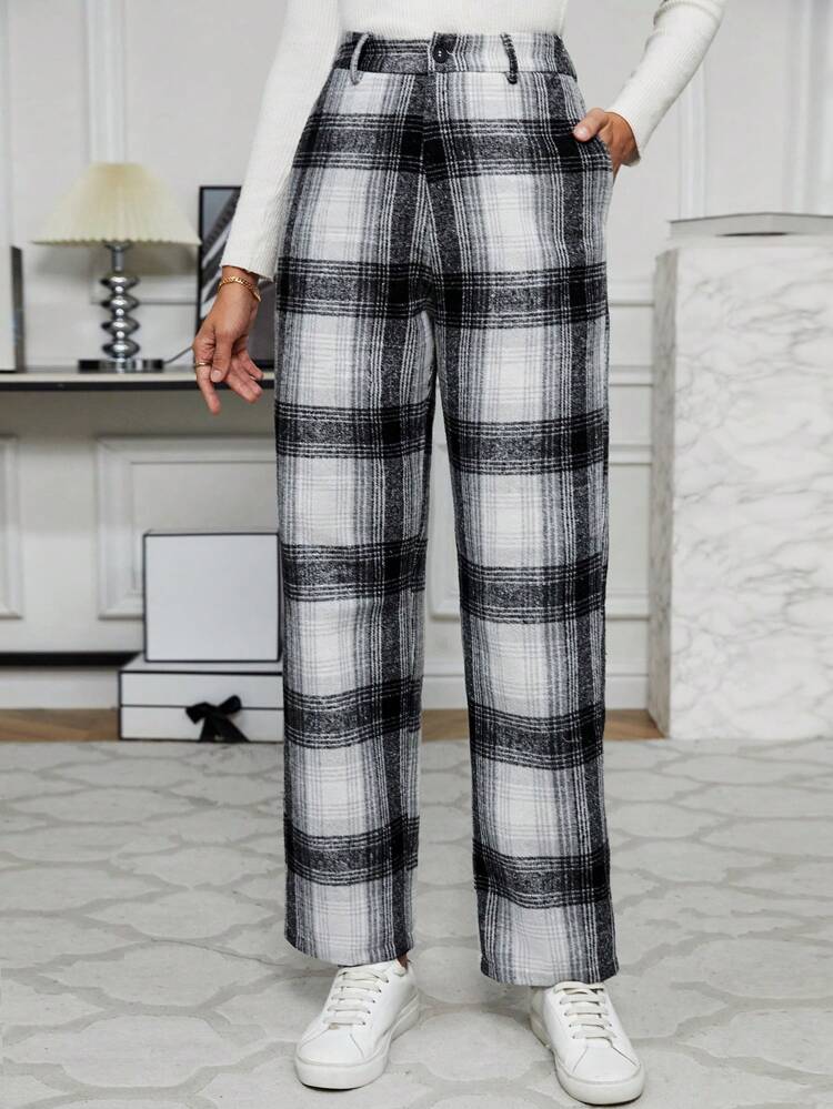 Plaid Suit Pants