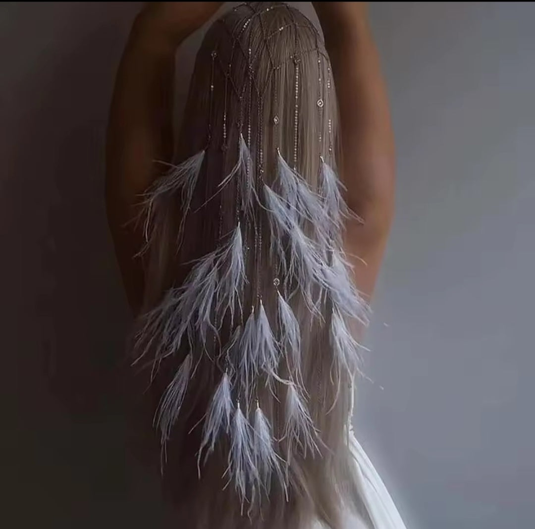 Feather Chain Hairwear