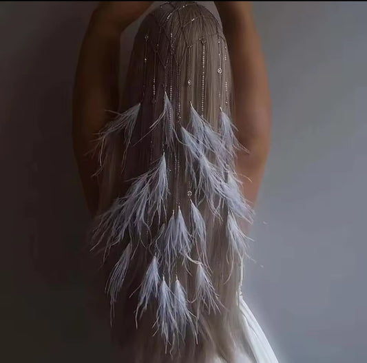 Feather Chain Hairwear