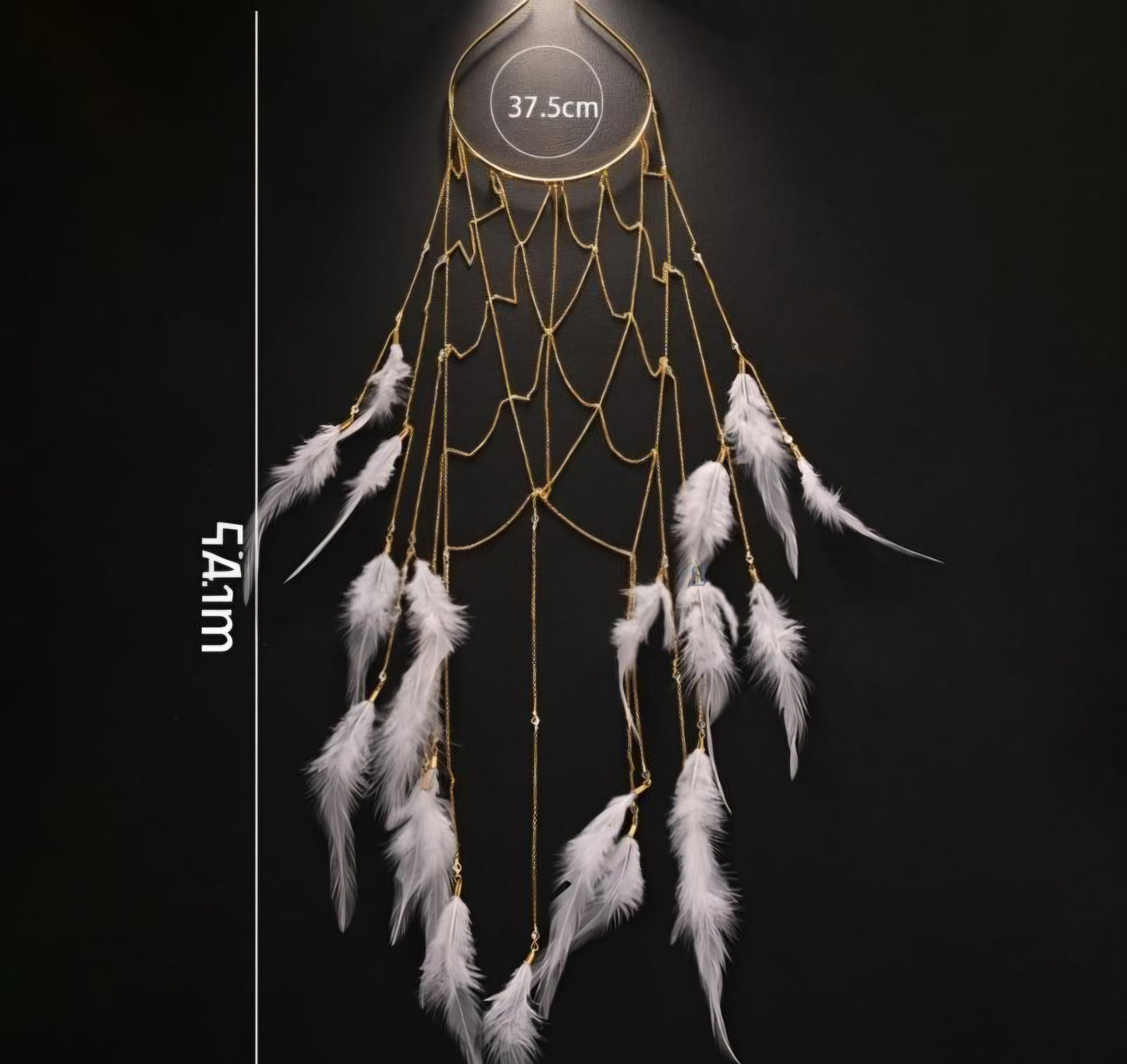 Feather Chain Hairwear