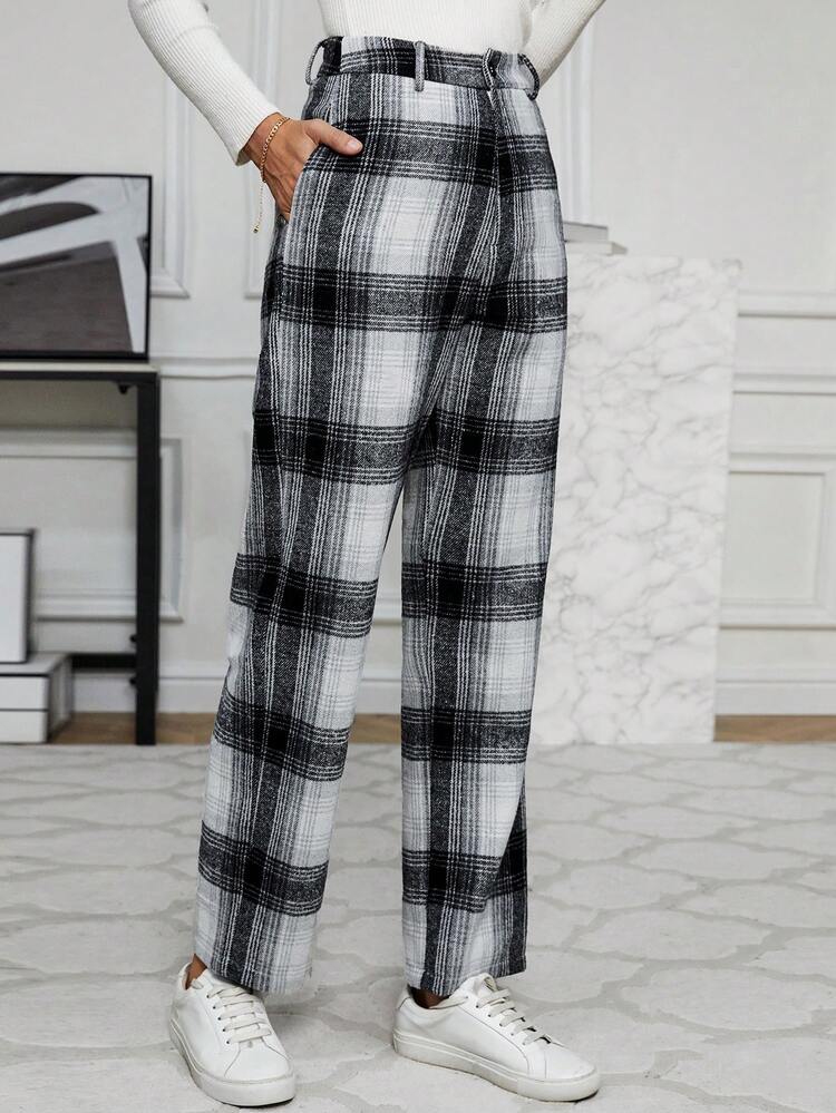 Plaid Suit Pants