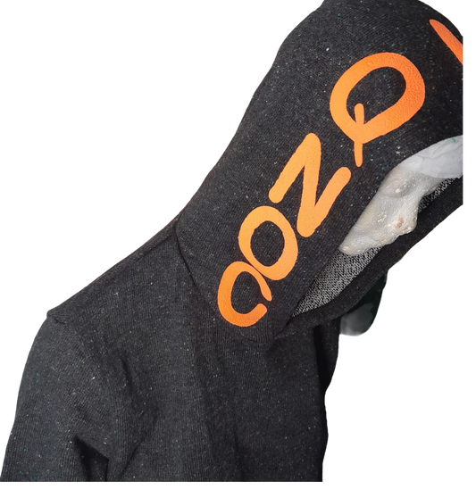 Conqueror Graphic Text Hoodie